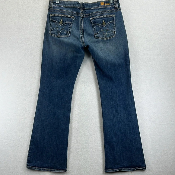 KUT from the Kloth Jeans Women’s Size 12 Blue Mid Rise Bootcut 32” Inseam - Picture 8 of 13